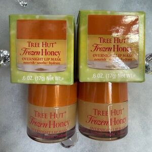(2) Tree Hut Frozen Honey Holiday Overnight Lip Masks NEW